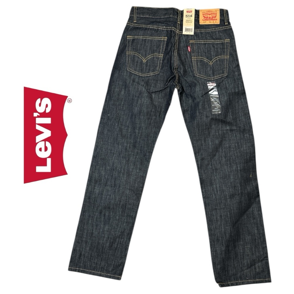 Levi’s Boys 514 Straight Regular Fit Through Thigh Jeans - Size 18